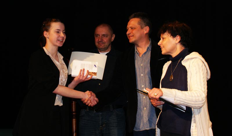 Jury eliminacji (od prawej): Małgorzata Sawicka-Kujawa, Marek Lechowicz, Bernard Karwoski